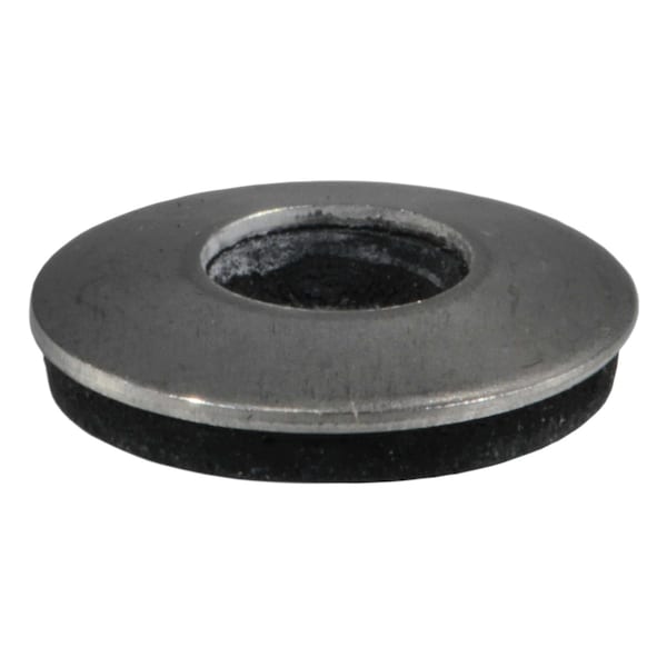 Midwest Fastener Sealing Washer, Fits Bolt Size #14 Rubber, Stainless Steel, Rubber, 18-8 Stainless Steel Finish 53792